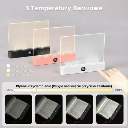 Blaskotka - Lampka do czytania z panelem LED